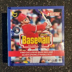 Topps Heritage Baseball Box - Red, Blue & Yellow